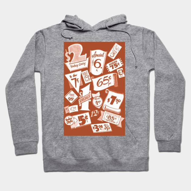 Bargain Retro tags Brown Hoodie by chilangopride